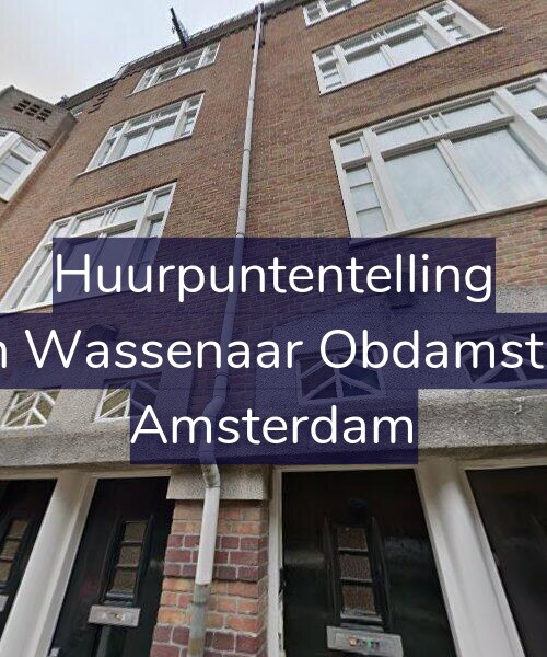 Foto gevel Huurpuntentelling voor Jacob van Wassenaar Obdamstraat 22-3, Amsterdam