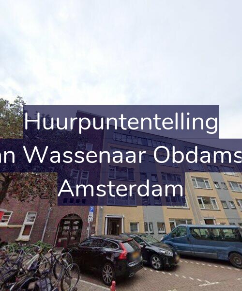 Foto gevel Huurpuntentelling voor Jacob van Wassenaar Obdamstraat 33, Amsterdam