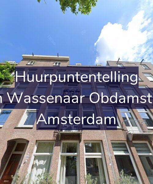 Foto gevel Huurpuntentelling voor Jacob van Wassenaar Obdamstraat 34-2, Amsterdam