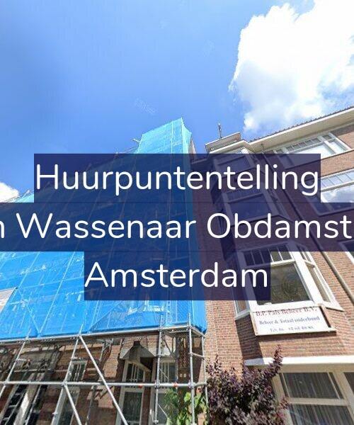 Foto gevel Huurpuntentelling voor Jacob van Wassenaar Obdamstraat 20-2, Amsterdam