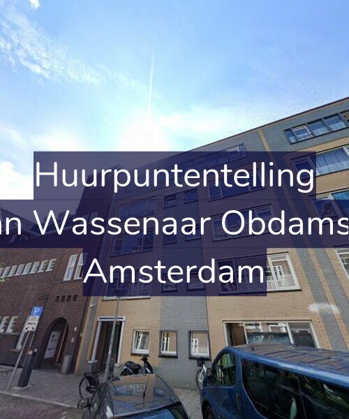 Foto gevel Huurpuntentelling voor Jacob van Wassenaar Obdamstraat 41, Amsterdam