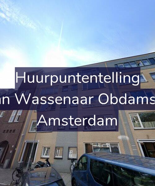 Foto gevel Huurpuntentelling voor Jacob van Wassenaar Obdamstraat 29, Amsterdam