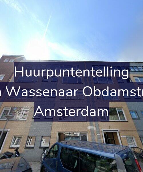 Foto gevel Huurpuntentelling voor Jacob van Wassenaar Obdamstraat 67-A, Amsterdam