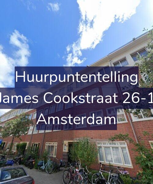 Foto gevel Huurpuntentelling voor James Cookstraat 26-1, Amsterdam