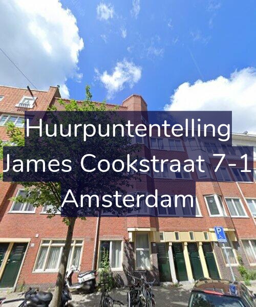 Foto gevel Huurpuntentelling voor James Cookstraat 7-1, Amsterdam