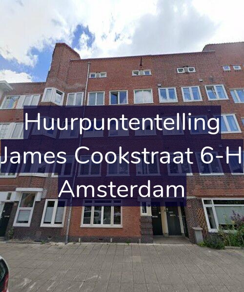 Foto gevel Huurpuntentelling voor James Cookstraat 6-H, Amsterdam