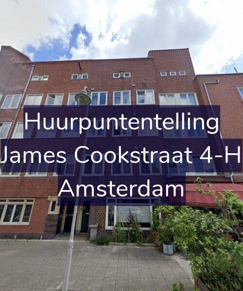 Foto gevel Huurpuntentelling voor James Cookstraat 4-H, Amsterdam