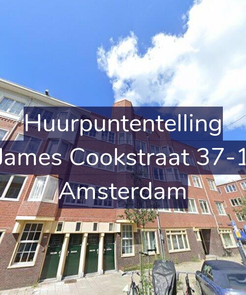 Foto gevel Huurpuntentelling voor James Cookstraat 37-1, Amsterdam