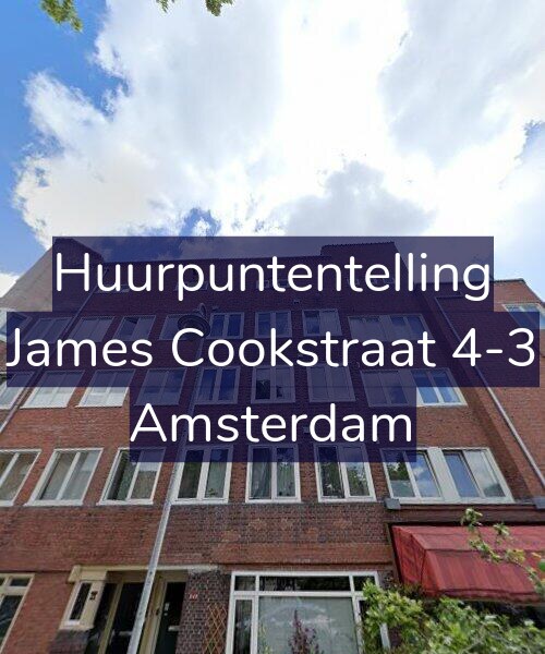 Foto gevel Huurpuntentelling voor James Cookstraat 4-3, Amsterdam