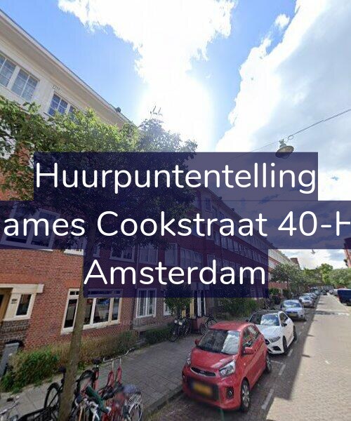 Foto gevel Huurpuntentelling voor James Cookstraat 40-H, Amsterdam