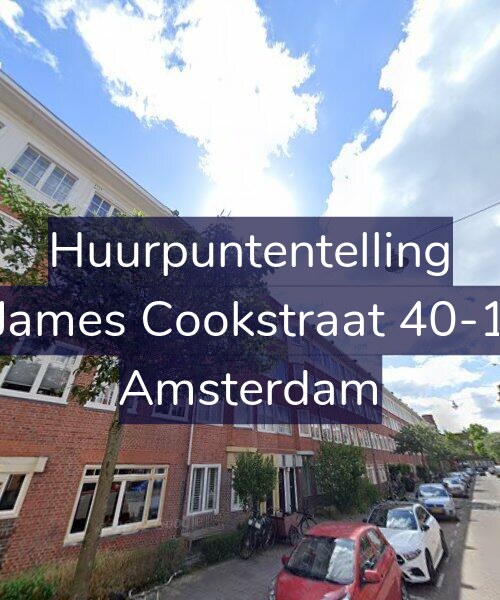 Foto gevel Huurpuntentelling voor James Cookstraat 40-1, Amsterdam