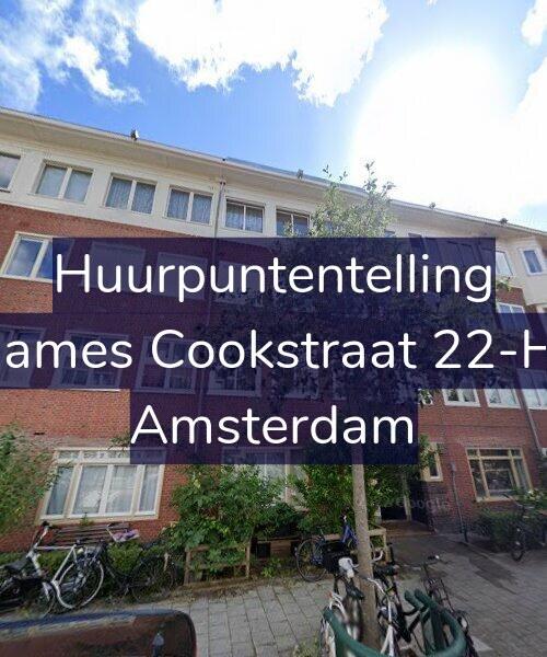 Foto gevel Huurpuntentelling voor James Cookstraat 22-H, Amsterdam