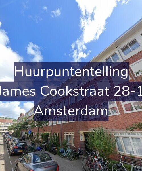 Foto gevel Huurpuntentelling voor James Cookstraat 28-1, Amsterdam