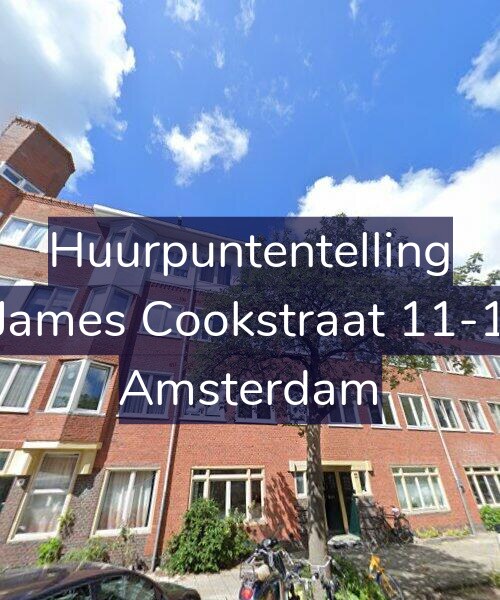 Foto gevel Huurpuntentelling voor James Cookstraat 11-1, Amsterdam