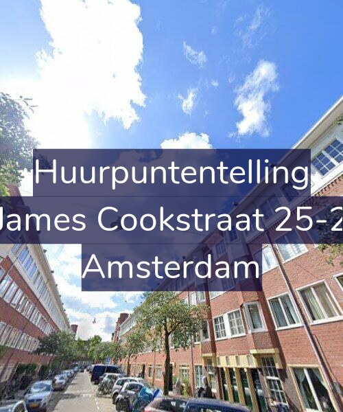 Foto gevel Huurpuntentelling voor James Cookstraat 25-2, Amsterdam