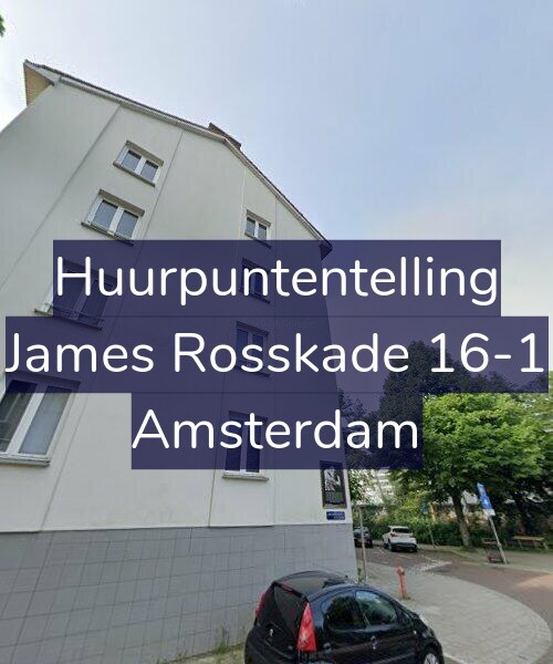 Foto gevel Huurpuntentelling voor James Rosskade 16-1, Amsterdam
