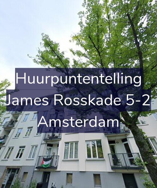 Foto gevel Huurpuntentelling voor James Rosskade 5-2, Amsterdam