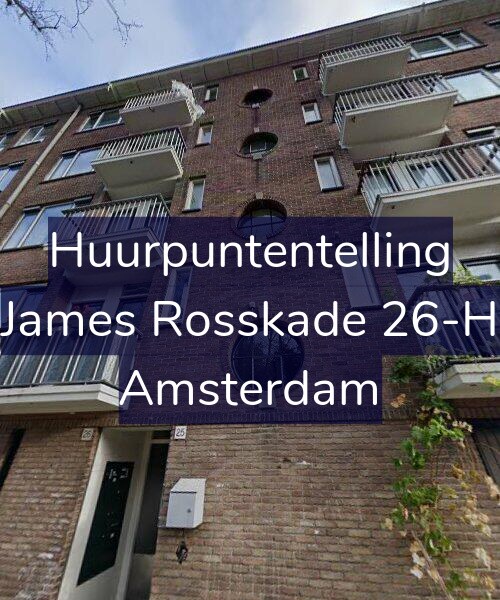 Foto gevel Huurpuntentelling voor James Rosskade 26-H, Amsterdam