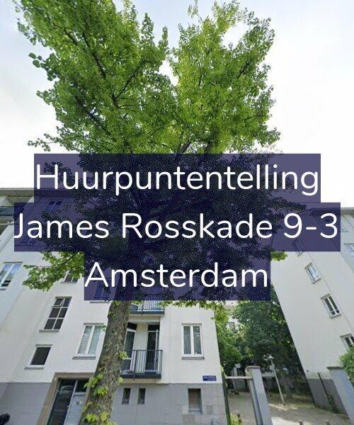 Foto gevel Huurpuntentelling voor James Rosskade 9-3, Amsterdam