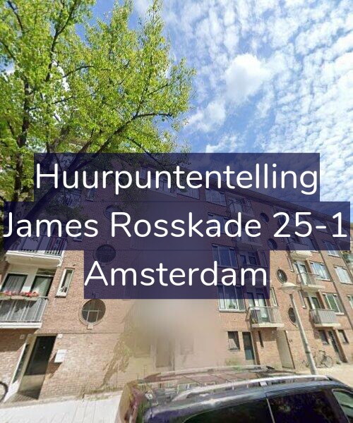 Foto gevel Huurpuntentelling voor James Rosskade 25-1, Amsterdam