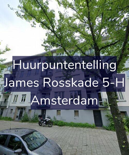 Foto gevel Huurpuntentelling voor James Rosskade 5-H, Amsterdam