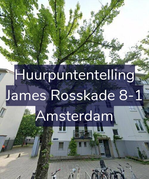 Foto gevel Huurpuntentelling voor James Rosskade 8-1, Amsterdam