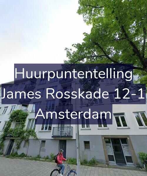 Foto gevel Huurpuntentelling voor James Rosskade 12-1, Amsterdam