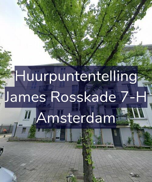Foto gevel Huurpuntentelling voor James Rosskade 7-H, Amsterdam