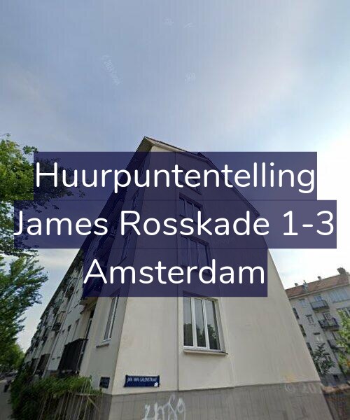 Foto gevel Huurpuntentelling voor James Rosskade 1-3, Amsterdam