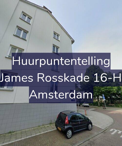 Foto gevel Huurpuntentelling voor James Rosskade 16-H, Amsterdam