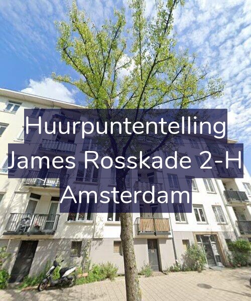 Foto gevel Huurpuntentelling voor James Rosskade 2-H, Amsterdam