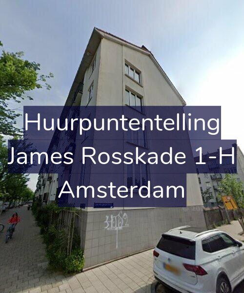 Foto gevel Huurpuntentelling voor James Rosskade 1-H, Amsterdam
