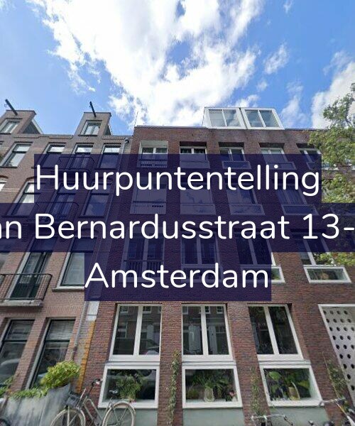 Foto gevel Huurpuntentelling voor Jan Bernardusstraat 13-A, Amsterdam