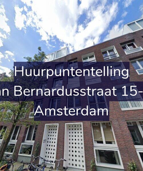 Foto gevel Huurpuntentelling voor Jan Bernardusstraat 15-A, Amsterdam