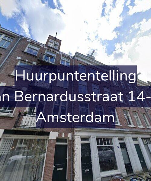 Foto gevel Huurpuntentelling voor Jan Bernardusstraat 14-A, Amsterdam