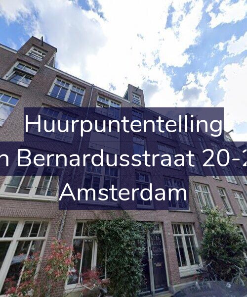 Foto gevel Huurpuntentelling voor Jan Bernardusstraat 20-2R, Amsterdam