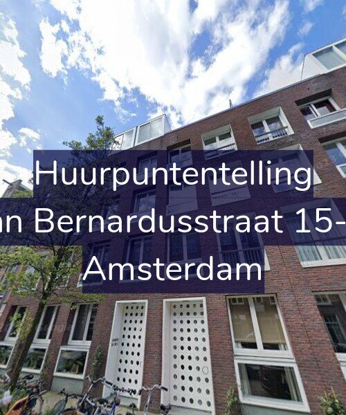 Foto gevel Huurpuntentelling voor Jan Bernardusstraat 15-B, Amsterdam