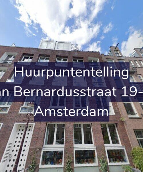 Foto gevel Huurpuntentelling voor Jan Bernardusstraat 19-A, Amsterdam