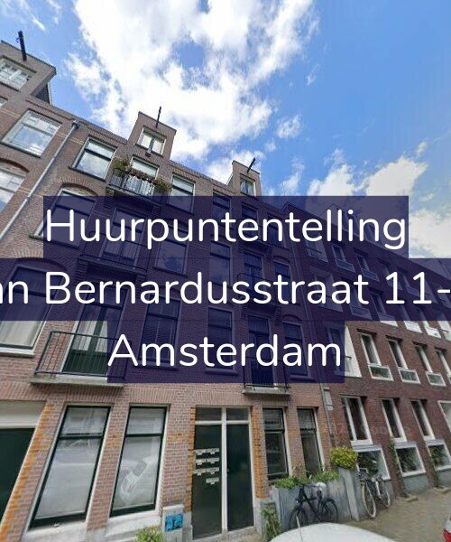 Foto gevel Huurpuntentelling voor Jan Bernardusstraat 11-C, Amsterdam