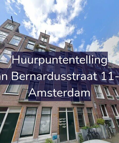 Foto gevel Huurpuntentelling voor Jan Bernardusstraat 11-A, Amsterdam
