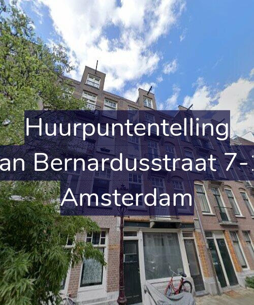 Foto gevel Huurpuntentelling voor Jan Bernardusstraat 7-1, Amsterdam