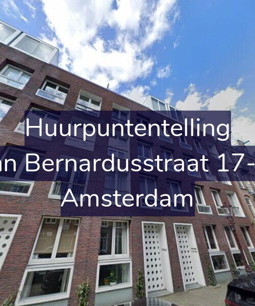 Foto gevel Huurpuntentelling voor Jan Bernardusstraat 17-B, Amsterdam