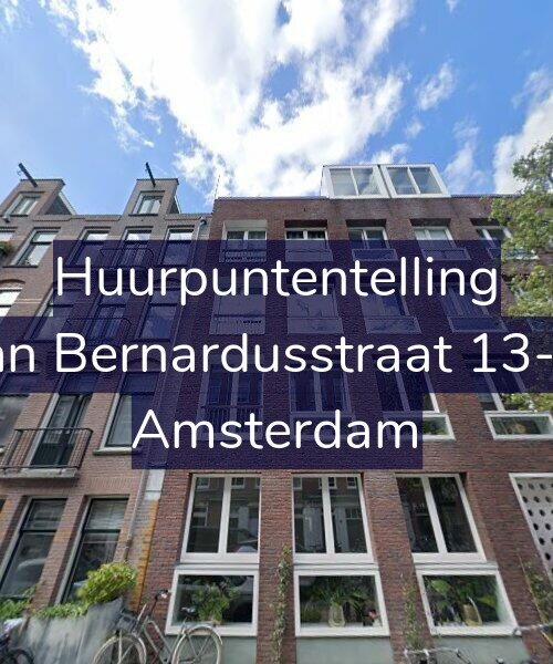 Foto gevel Huurpuntentelling voor Jan Bernardusstraat 13-B, Amsterdam