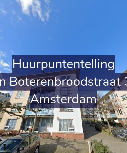 Foto gevel Huurpuntentelling voor Jan Boterenbroodstraat 31, Amsterdam