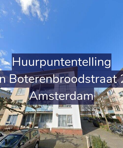 Foto gevel Huurpuntentelling voor Jan Boterenbroodstraat 29, Amsterdam