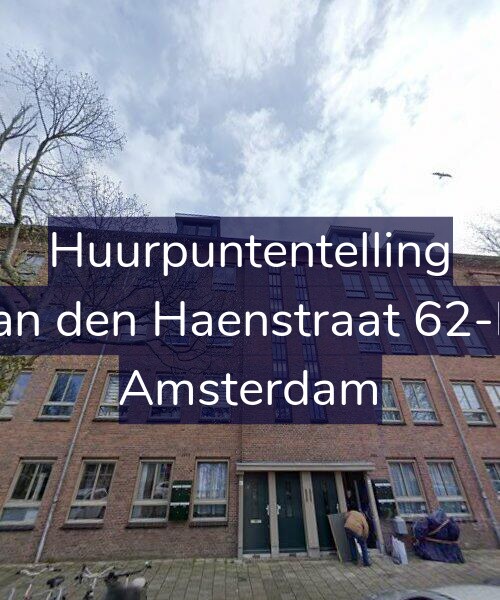 Foto gevel Huurpuntentelling voor Jan den Haenstraat 62-B, Amsterdam