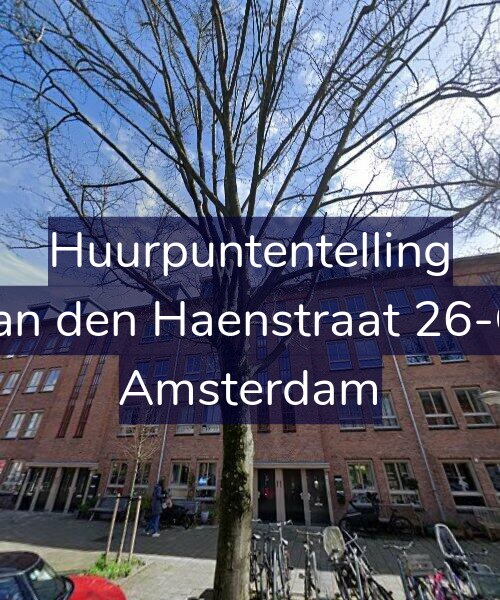 Foto gevel Huurpuntentelling voor Jan den Haenstraat 26-C, Amsterdam