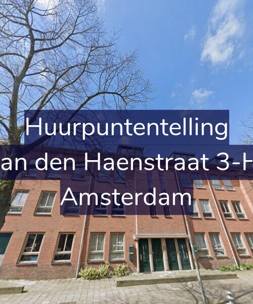 Foto gevel Huurpuntentelling voor Jan den Haenstraat 3-H, Amsterdam