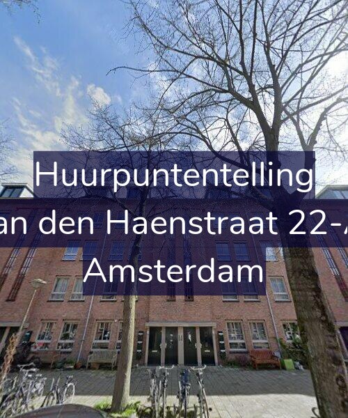 Foto gevel Huurpuntentelling voor Jan den Haenstraat 22-A, Amsterdam
