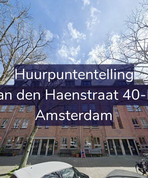 Foto gevel Huurpuntentelling voor Jan den Haenstraat 40-B, Amsterdam